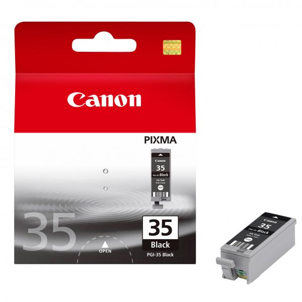 Inkoustová cartridge Canon PGI-35BK, Pixma iP100, černá, 1509B001, originál