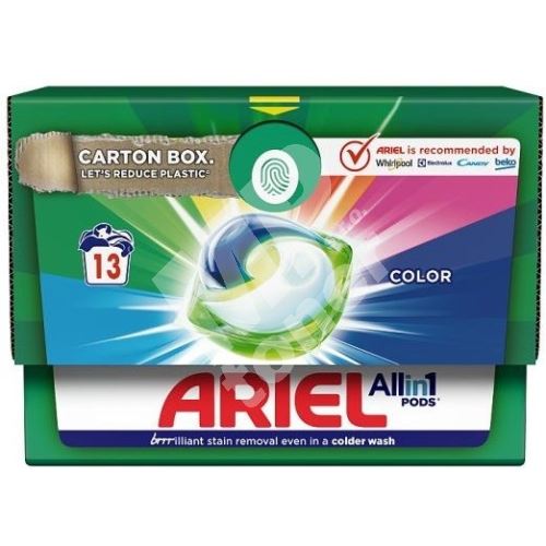 Ariel All-in-1 Pods Color gelové kapsle na barevné prádlo 13 kusů 1