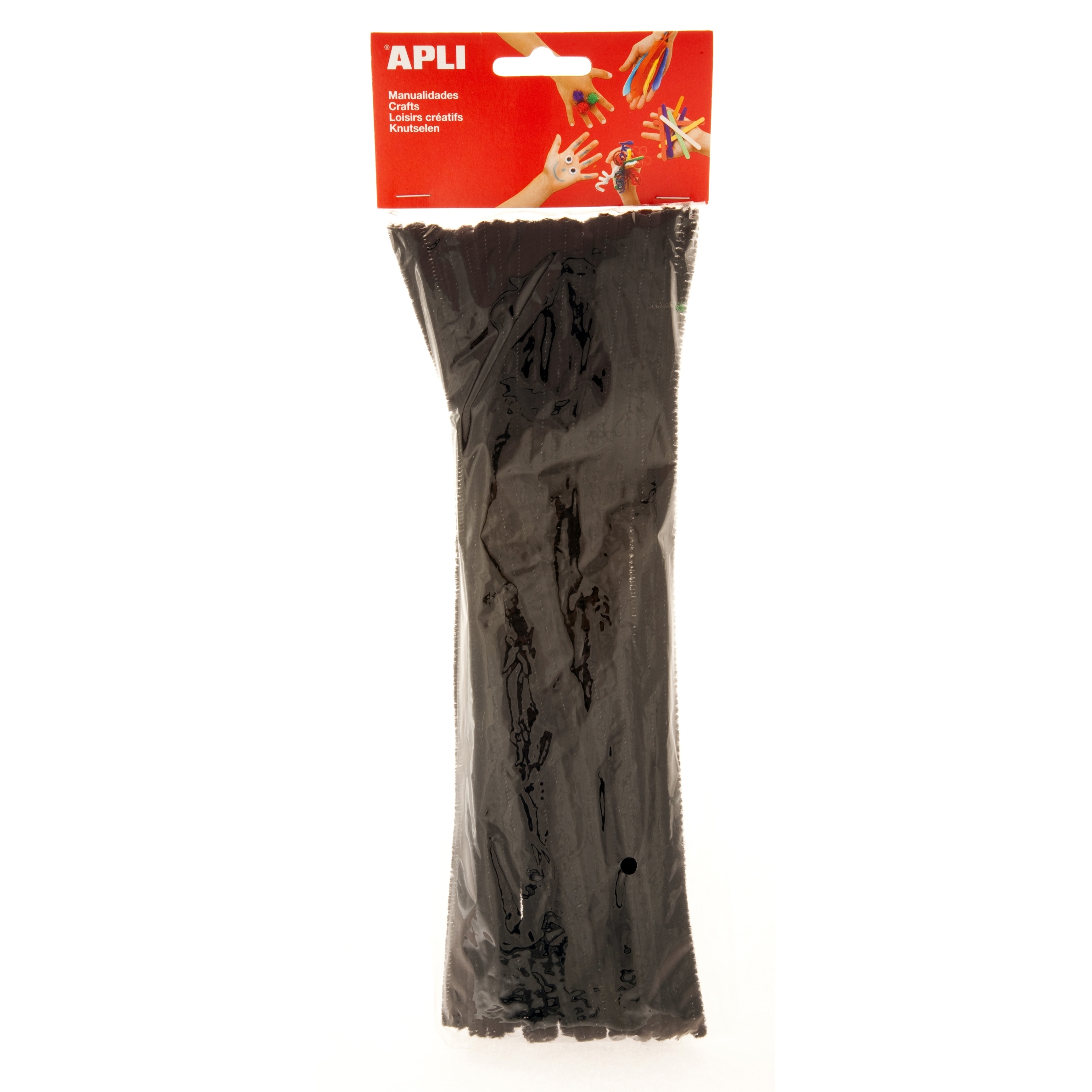 Modelovací drátky žinylka Apli, 30cm, černé