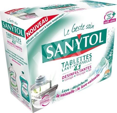 Sanytol 4v1 tablety do myčky nádobí 40 kusů 1