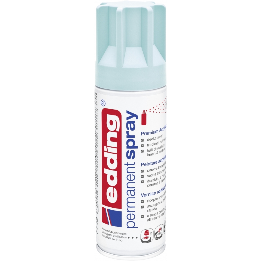 Akrylový sprej Edding 5200, pastelová modrá matná, 200 ml