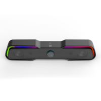 HP Soundbar DHS-6002, 2.0, 6W, černý, regulace hlasitosti, stolní, 3,5 mm jack (USB) 3 (2)