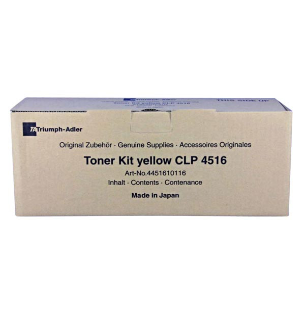 Toner Triumph Adler 4462610116 CLP 3626, 4626, 4630, P-C3060DN, yellow, originál