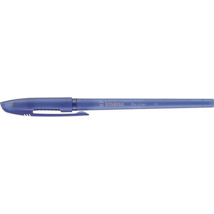 Kuličkové pero Stabilo Re-Liner, 0,35 mm, s uzávěrem, modré