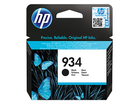 Inkoustová cartridge HP C2P19AE, Officejet 6812, 6815, 6230, black, No.934, originál