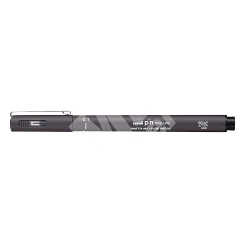 Uni Pin liner 0,1 mm, PIN01-200, tm. šedý 1