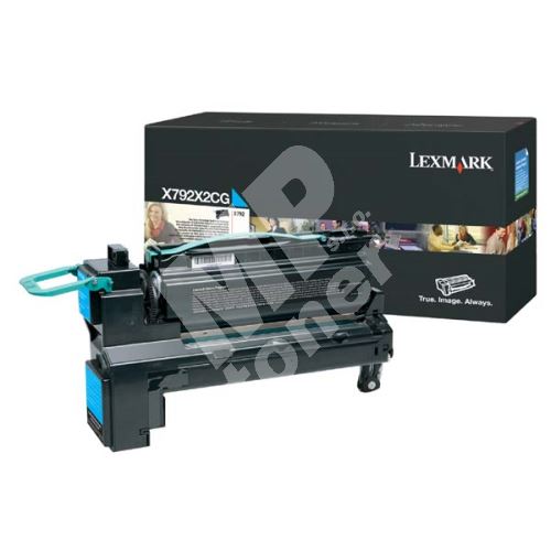 Toner Lexmark X792X2CG, originál 1