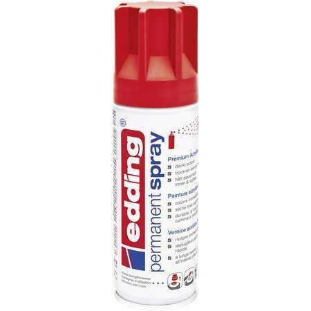 Akrylový sprej Edding 5200, matná červená, 200 ml