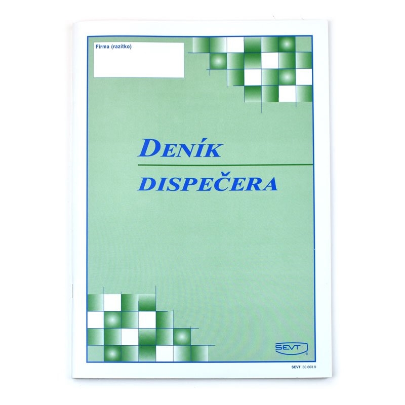 Deník dispečera A4, SEVT, OP1991