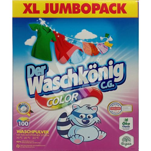 Waschkönig prací prášek Color, 100 praní, 6 kg 1