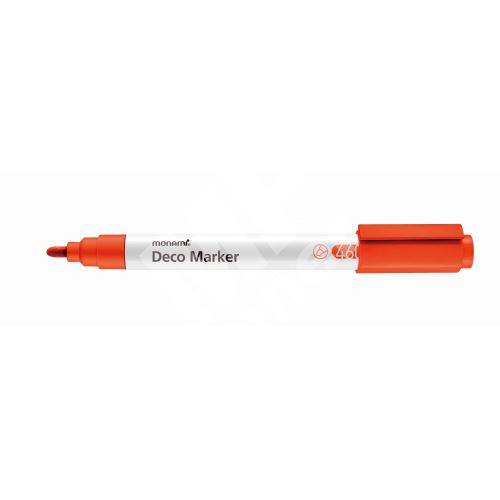 Popisovač Monami Deco Marker 460, hrot 2 mm, fluo orange 1
