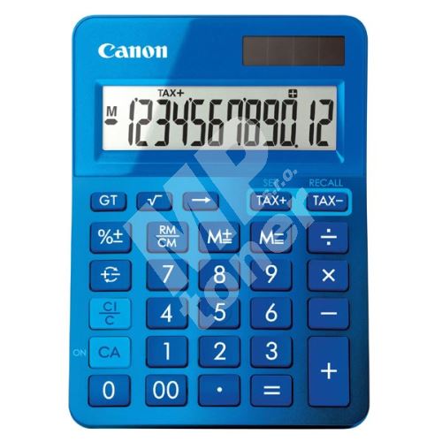 Kalkulačka Canon LS-123K, modrá, stolní, dvanáctimístná 1