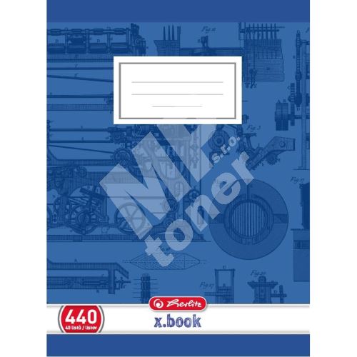 Sešit Herlitz A4 440, čistý, 40 listů 1