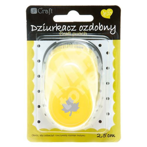 Dekorativní děrovačka 2,5 cm - list 1