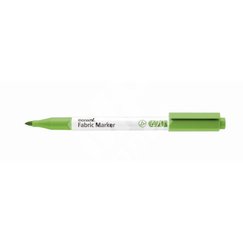 Popisovač na textil Monami Fabric Marker 470, yellow green 1