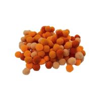 Bambulky Dp Craft 10mm (120ks) oranžový mix