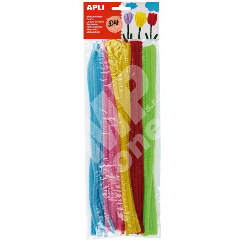 Modelovací drátky žinylka Apli, Bright, 30cm, mix barev 1
