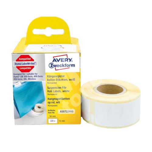 Termoetikety 50 x 12 mm, 220 ks DYMO S0722460 (99017) 1
