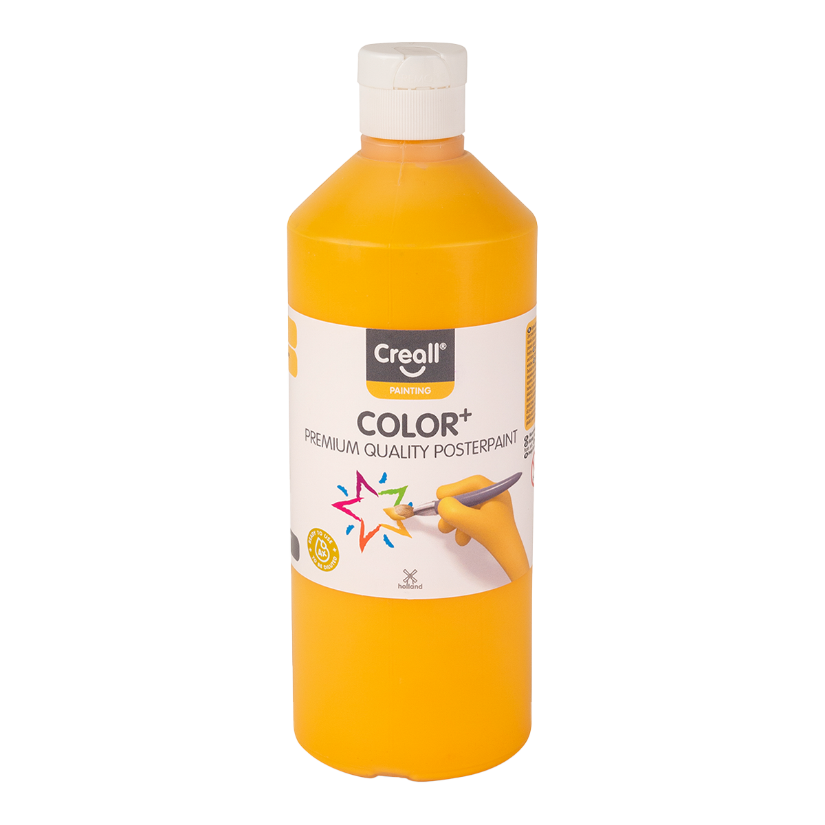 Temperové barvy Creall, tmavě žlutá, 500 ml