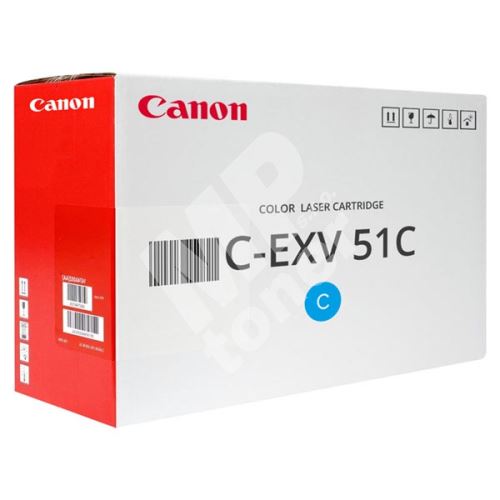 Toner Canon CEXV51C, cyan, 0482C002, originál 1