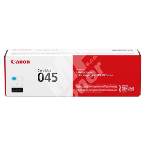 Toner Canon 045, cyan, 1241C002, originál 1