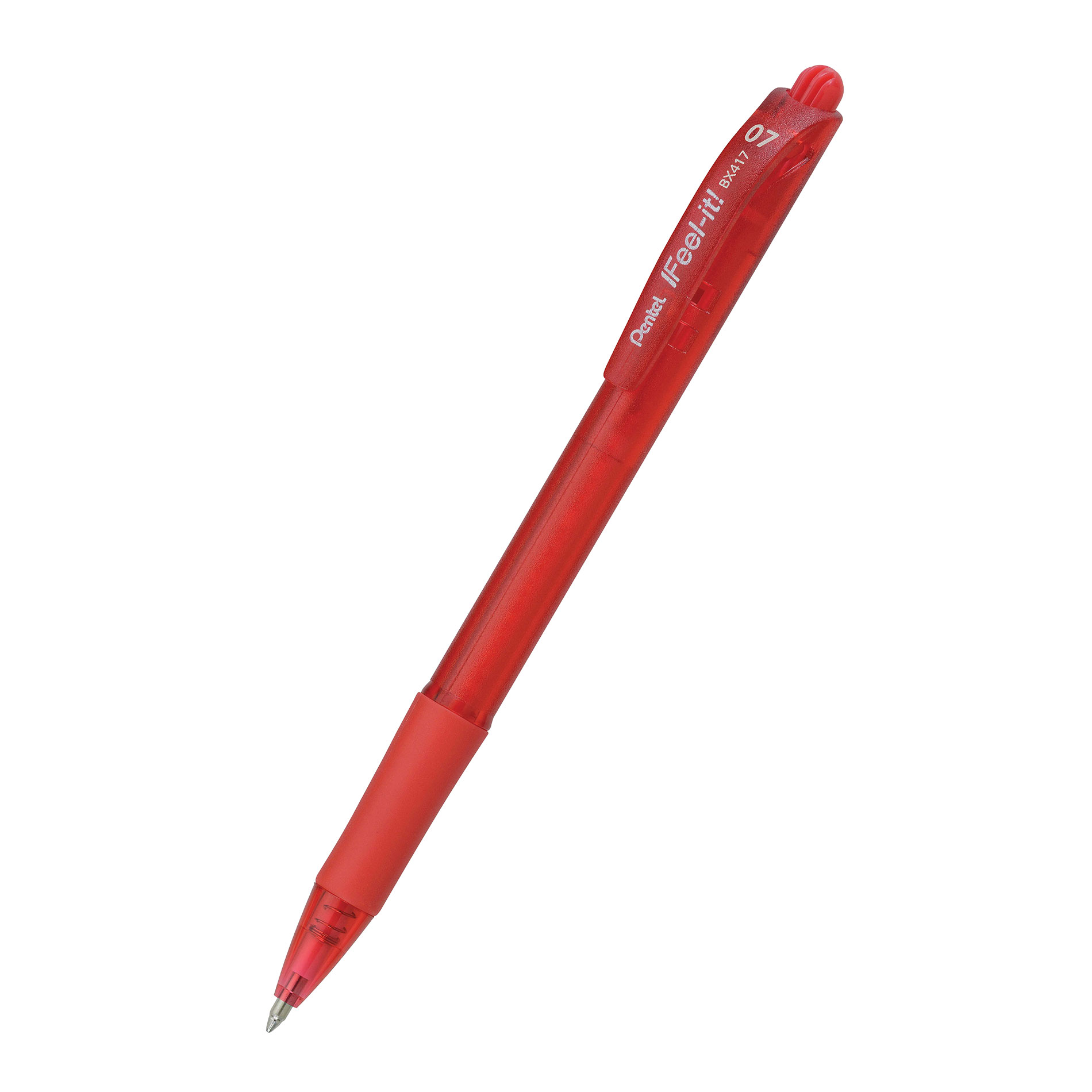 Kuličkové pero Pentel iFeel-It! BX417, 0,7mm, červené