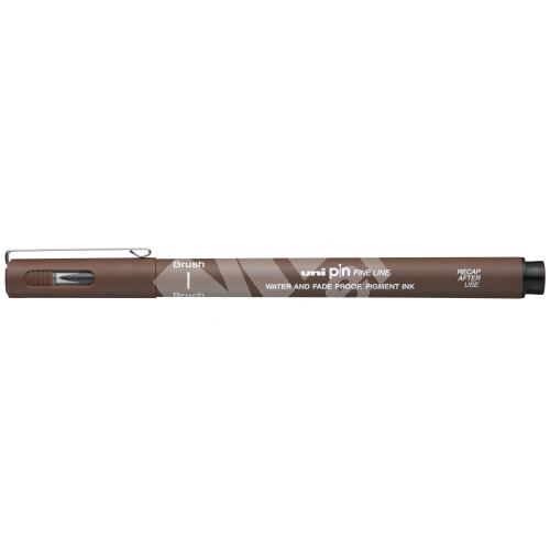 Uni Pin liner štětcový, PINBR-200, sépie 1