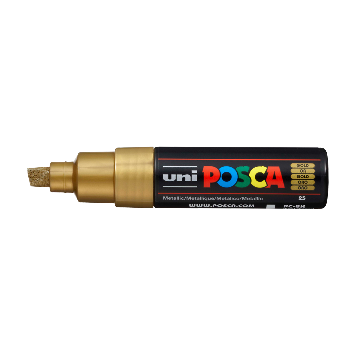 Akrylový popisovač Uni Posca PC-8K, 8 mm, zlatý