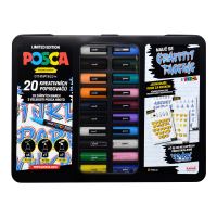 Sada akrylových popisovačů Uni Posca PC-1M/PC-3M/PC-5M, mix 20ks Sada akrylových popisovačů Uni Posca PC-1M/PC-3M/PC-5M, mix 20ks