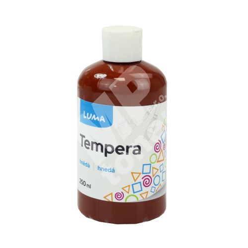 Barvy temperové Luma, 250ml, hnědá 1