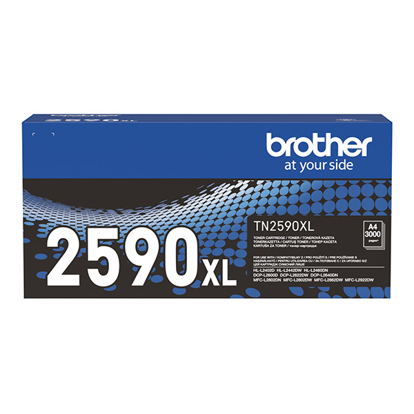 Toner Brother TN-2590XL, HL-L2442DW, black, originál