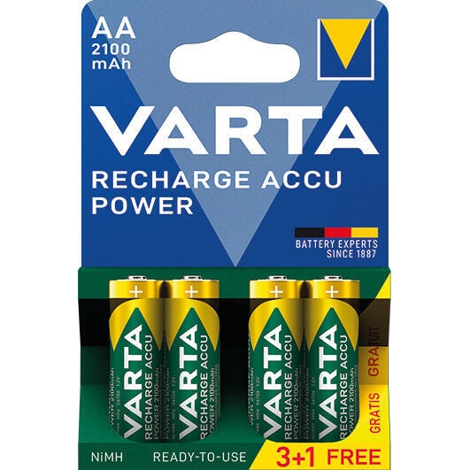 Nabíjecí baterie Varta HR6 2100/4, AA
