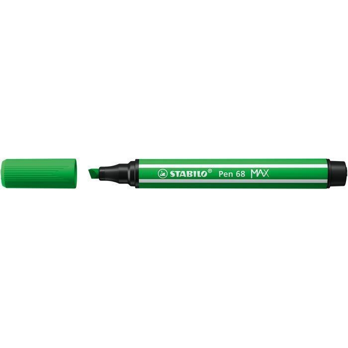 Fix Stabilo Pen 68 MAX, 1-5 mm, listově zelená