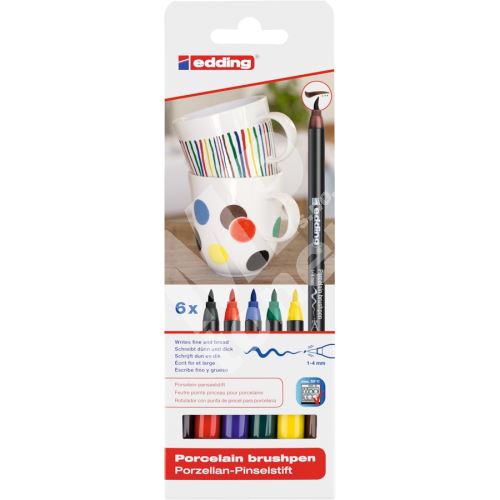 Popisovač Edding 4200 na porcelán, family, 6 ks 1