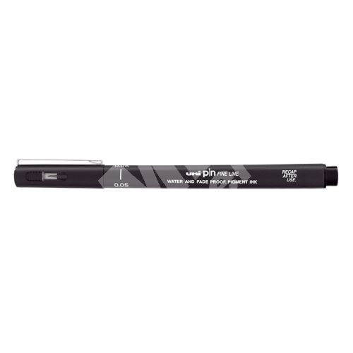 Uni Pin liner 0,05 mm, PIN005-200, černý 1