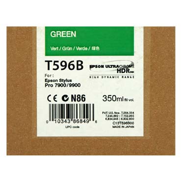 Inkoustová cartridge Epson C13T596B00, Stylus Pro 7900/9900, green, originál