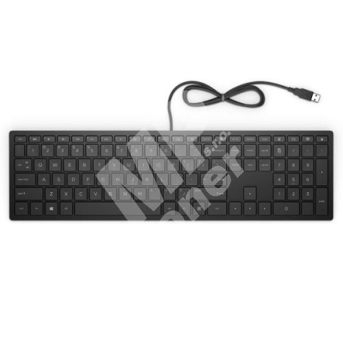 HP Pavilion Keyboard 300, klávesnice CZ, drátová (USB), black 1