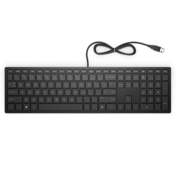HP Pavilion Keyboard 300, klávesnice CZ, drátová (USB), black