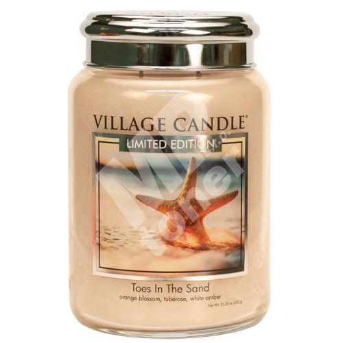 Village Candle Vonná svíčka ve skle - Toes In The Sand, 26oz 1