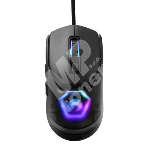 Herní myš Marvo FIT LITE G1, 12000DPI, optika, 7tl., drátová USB, šedá, RGB 1