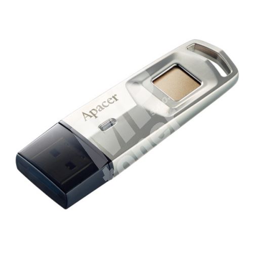 64GB Apacer USB flash disk 3.1, AH651, stříbrný, s otiskem prstu 1
