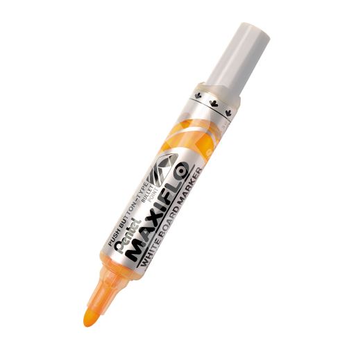 Pentel Maxiflo MWL5M, popisovač na bíle tabule, žlutý 3