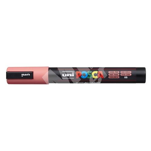 Uni Posca PC-5M akrylový popisovač, 2,5 mm, korálově růžový 1