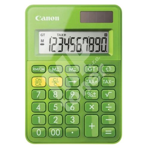Kalkulačka Canon LS-100K, zelená, stolní, desetimístná 1