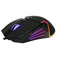 Herní myš Marvo G941, 12000DPI, optika, 9tl., drátová USB, černá, RGB podsvícení 2 (1)