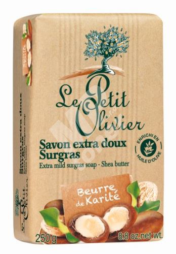 Le Petit Olivier Extra jemné mýdlo - Bambucké máslo, 250g 1