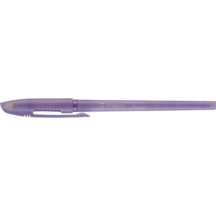 Kuličkové pero Stabilo Re-Liner, 0,35 mm, s uzávěrem, purpurové