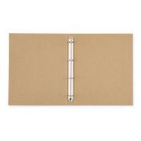 Pořadač A4 KRAFT nature R25, 4 kroužek, lamino 2 (1)