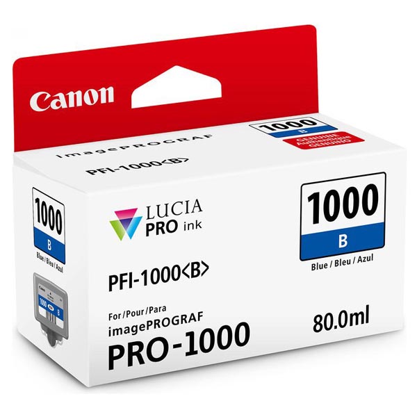 Inkoustová cartridge Canon PFI-1000B, blue, 0555C001, originál