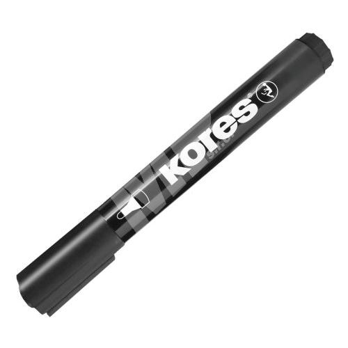 Značkovač Kores K-Marker permanentní, kulatý, černý 1